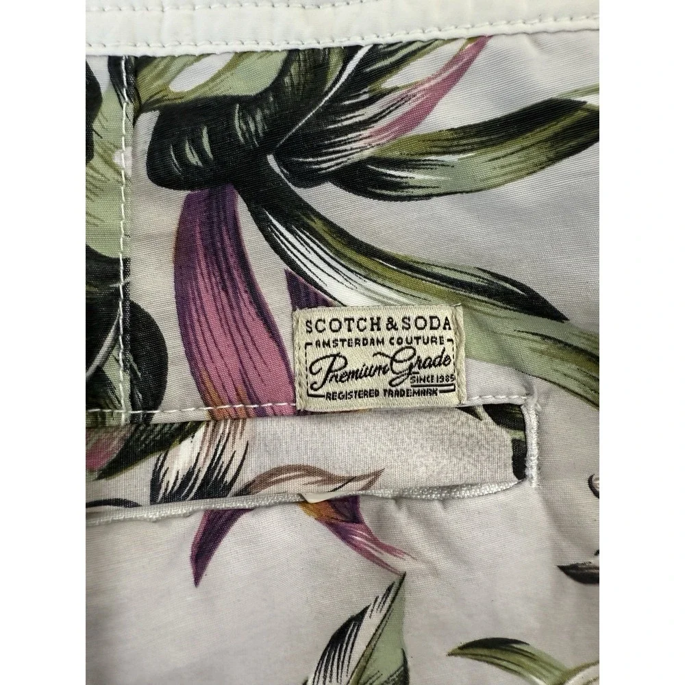 Scotch Soda Swim‎ Trunks Men's XXL Floral Lined